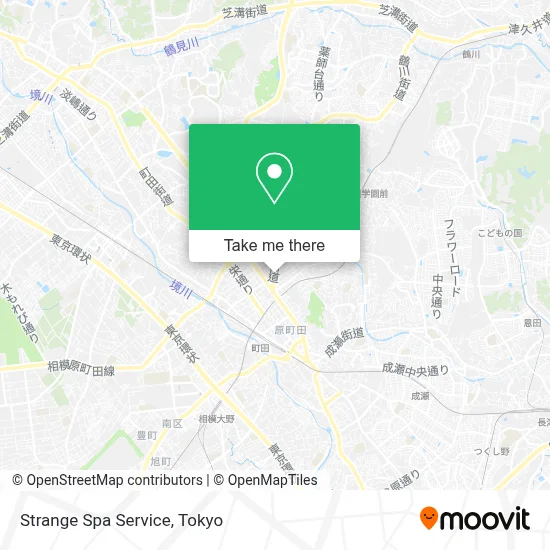 Strange Spa Service map