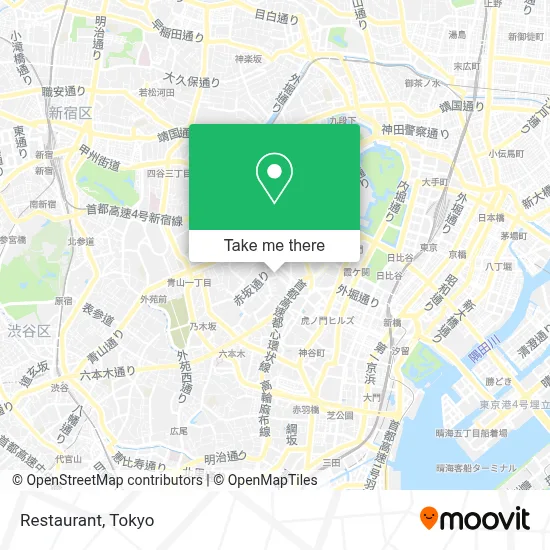 Restaurant map