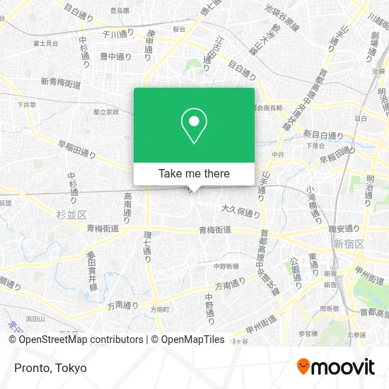 Pronto map