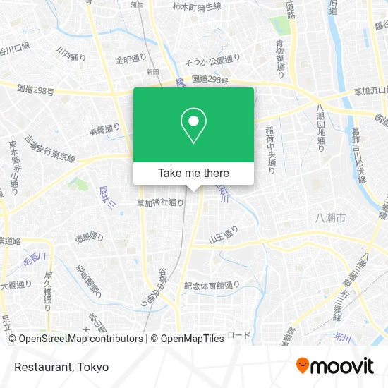 Restaurant map