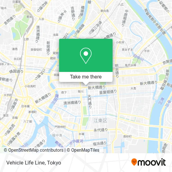 Vehicle Life Line map