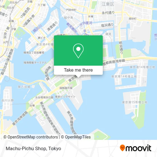 Machu-Pichu Shop map