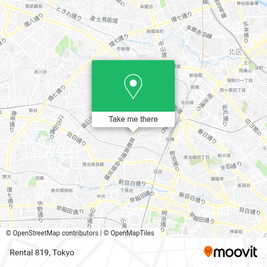 Rental 819 map