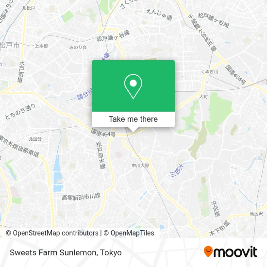 Sweets Farm Sunlemon map
