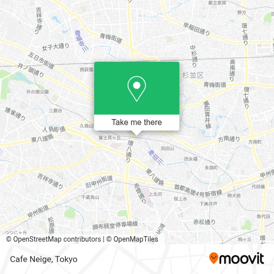 Cafe Neige map