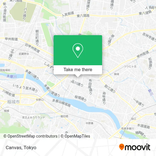 Canvas map