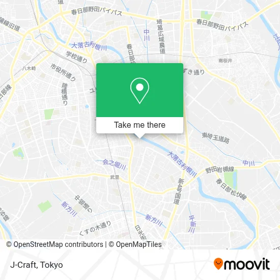 J-Craft map