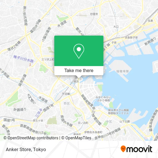 Anker Store map
