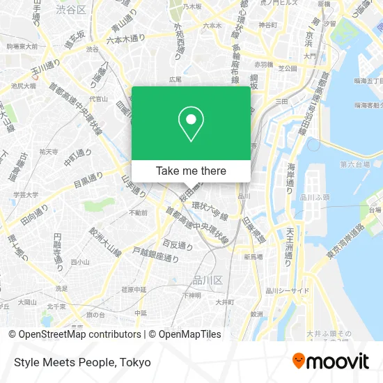 Style Meets People map