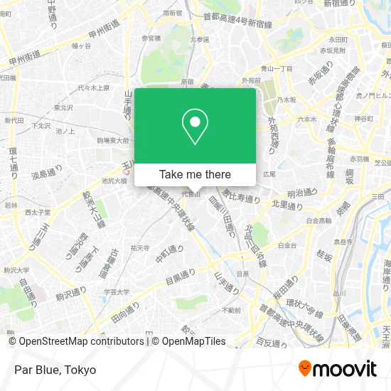 Par Blue map