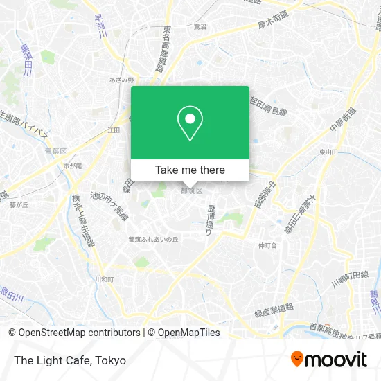 The Light Cafe map