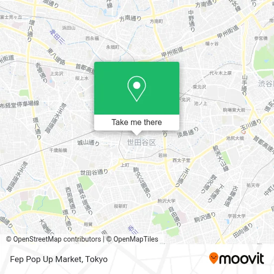 Fep Pop Up Market map