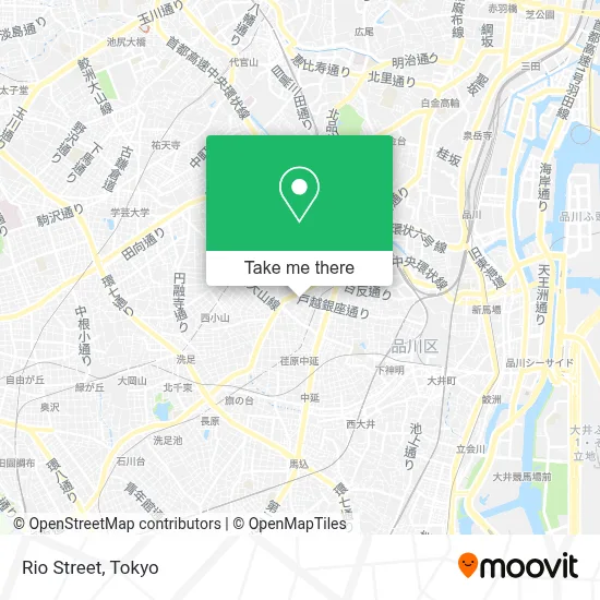 Rio Street map