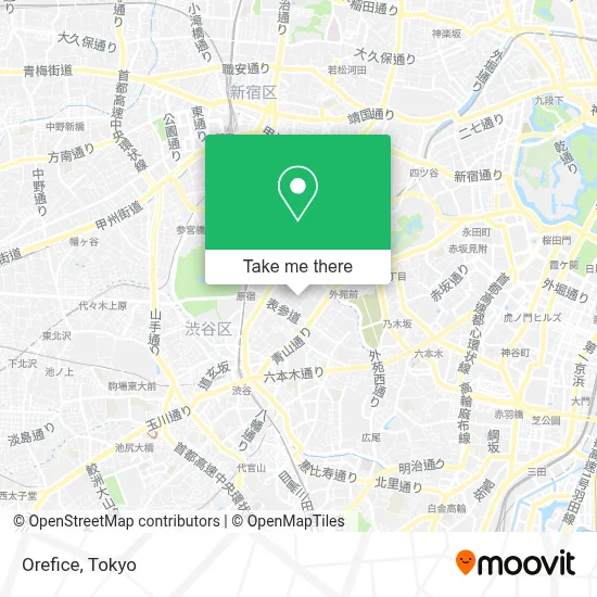Orefice map