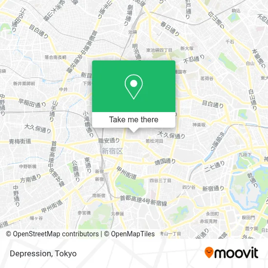 Depression map