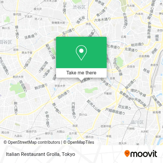 Italian Restaurant Grolla map
