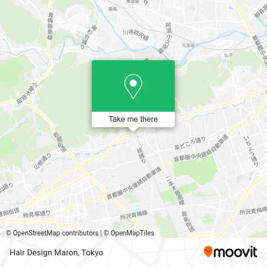 Hair Design Maron map