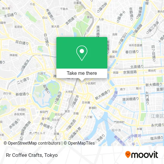 Rr Coffee Crafts map