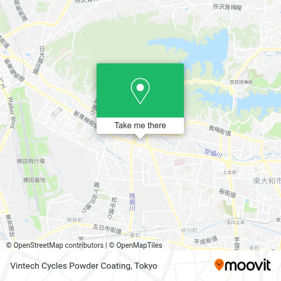 Vintech Cycles Powder Coating map