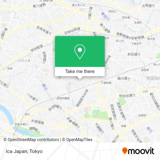 Ica Japan map