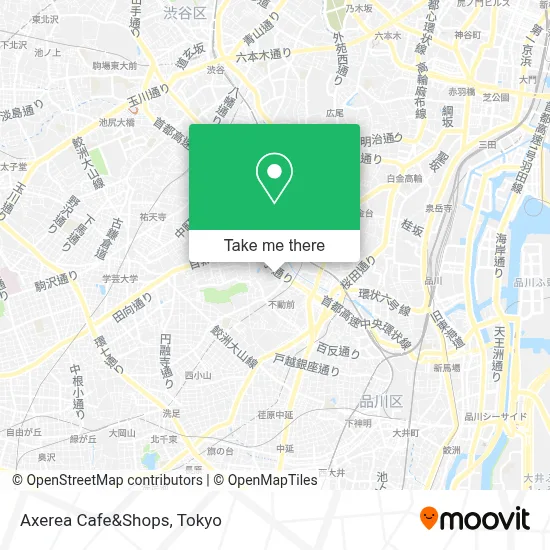 Axerea Cafe&Shops map