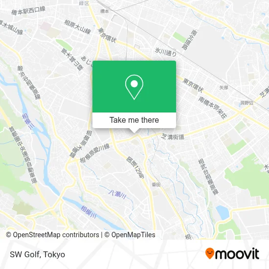 SW Golf map