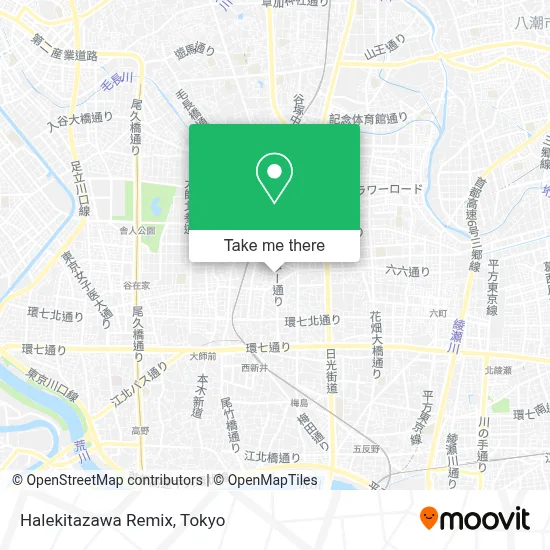 Halekitazawa Remix map