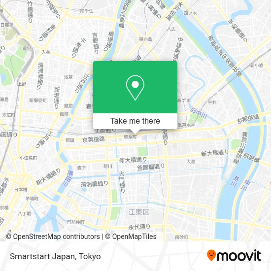 Smartstart Japan map