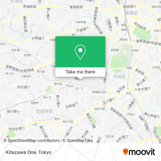 Kitazawa One map