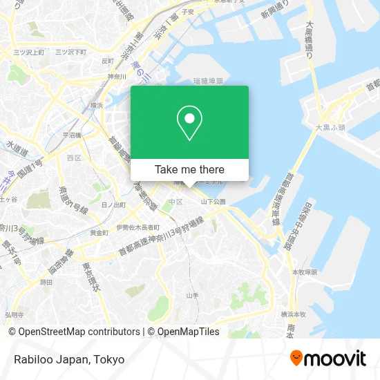 Rabiloo Japan map