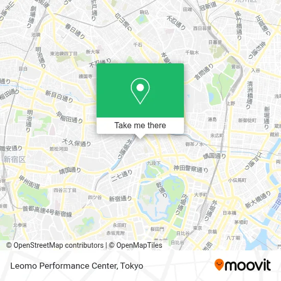 Leomo Performance Center map