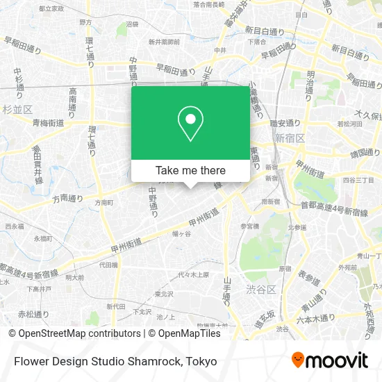 Flower Design Studio Shamrock map