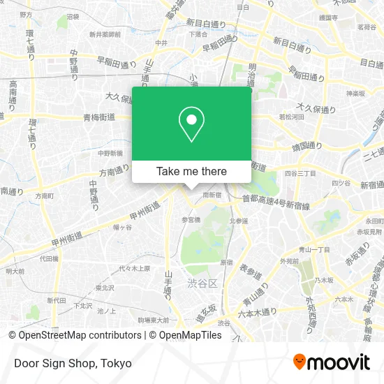 Door Sign Shop map