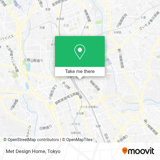 Met Design Home map