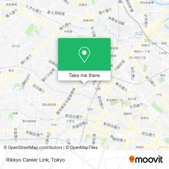 Rikkyo Career Link map