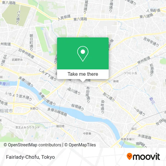 Fairlady-Chofu map