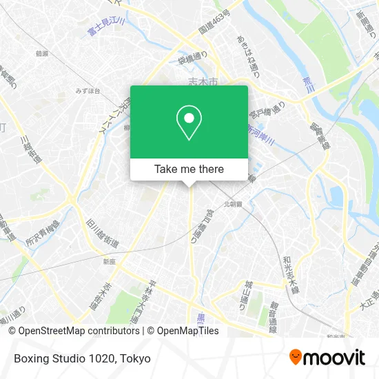Boxing Studio 1020 map
