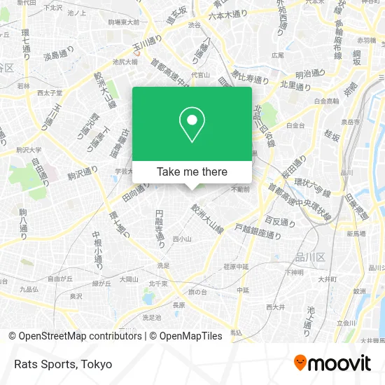 Rats Sports map