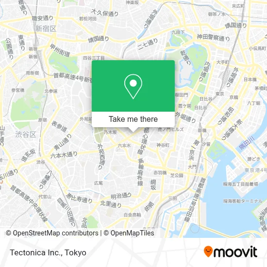 Tectonica Inc. map