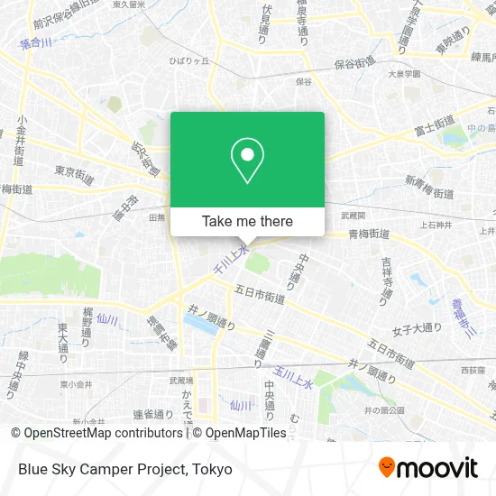 Blue Sky Camper Project map