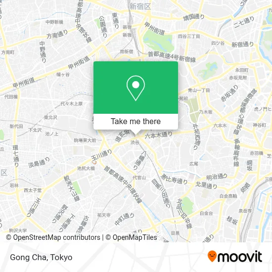 Gong Cha map