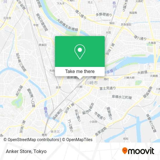 Anker Store map