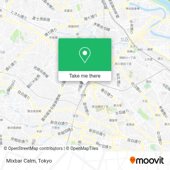 Mixbar Calm map