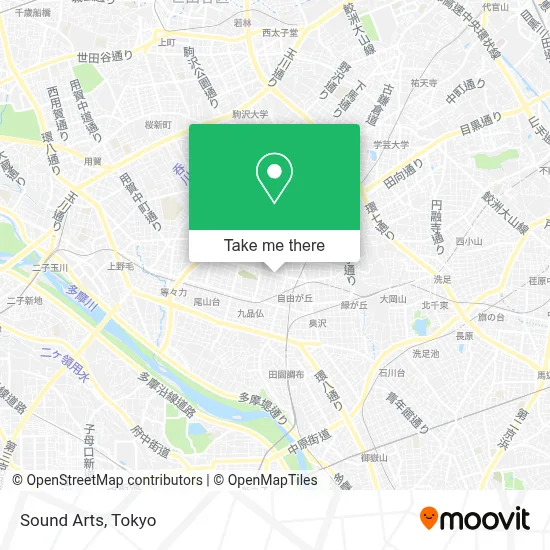Sound Arts map