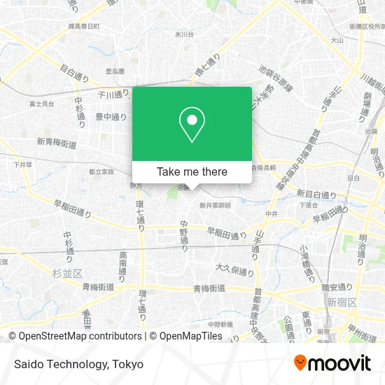 Saido Technology map
