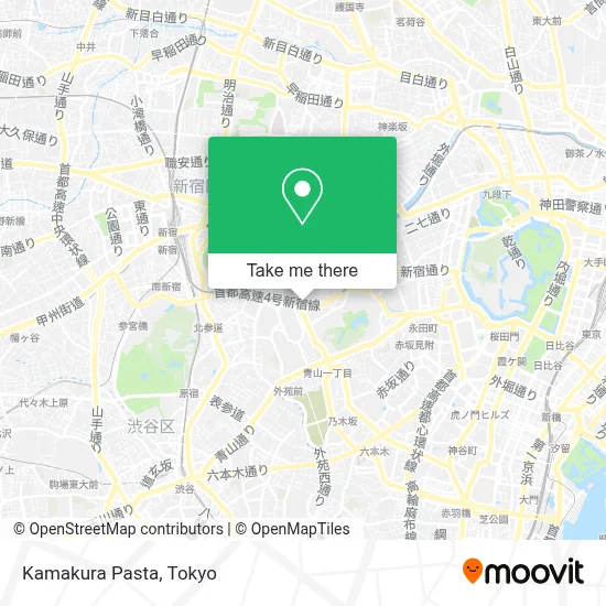 Kamakura Pasta map
