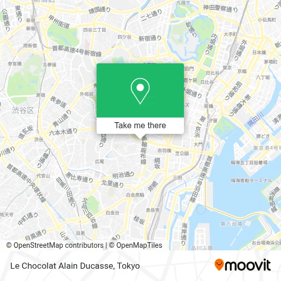 Le Chocolat Alain Ducasse map