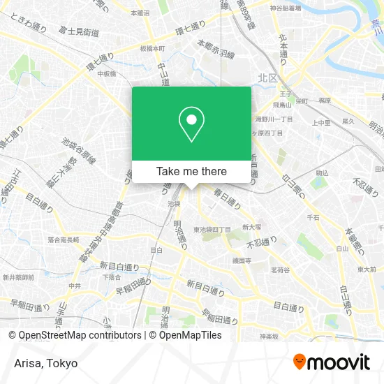 Arisa map