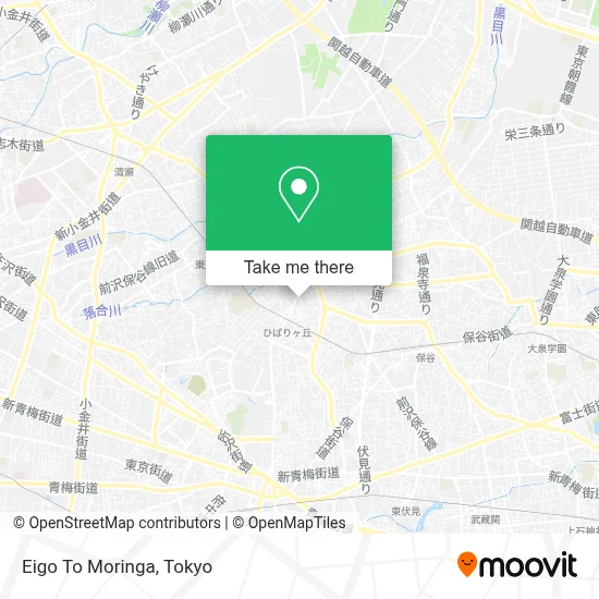 Eigo To Moringa map