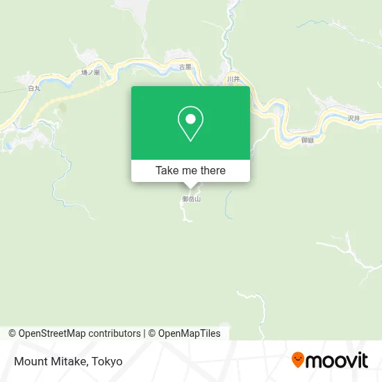 Mount Mitake map